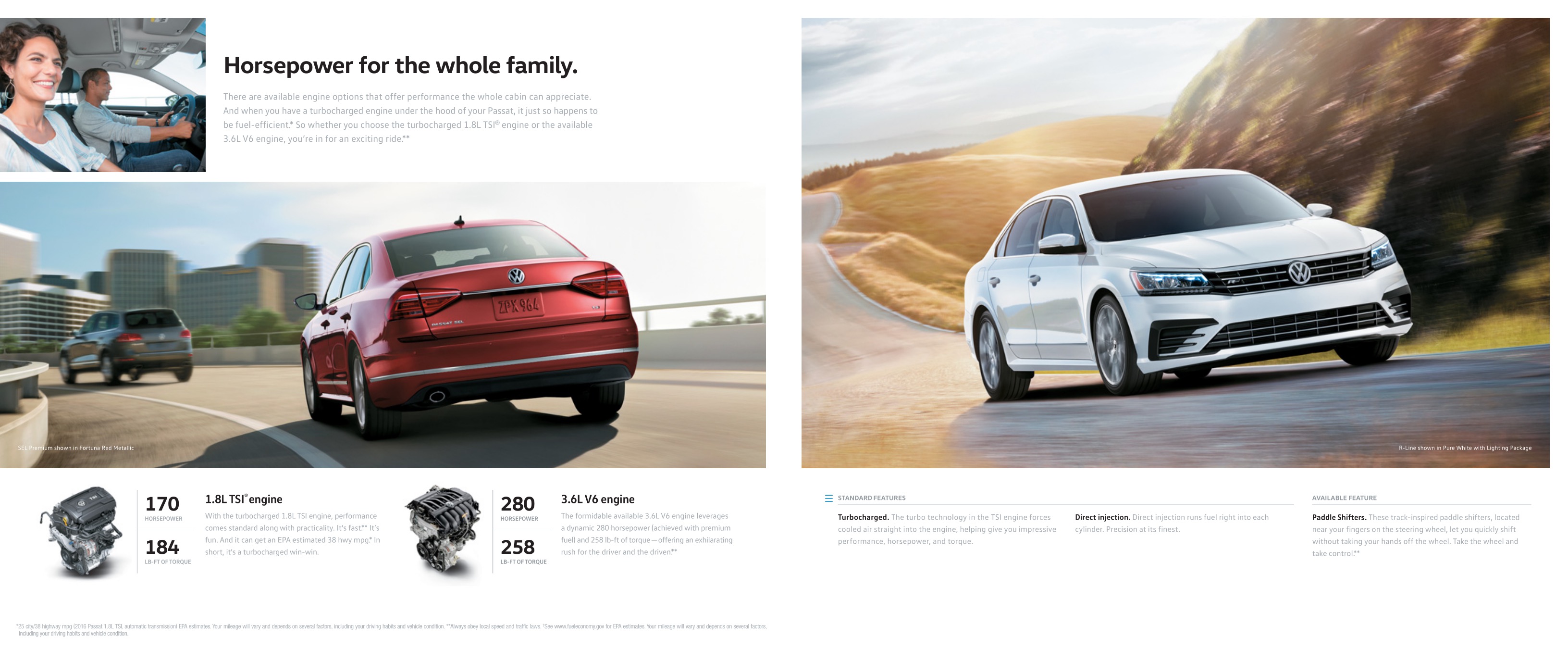 2016 VW Passat Brochure Page 1